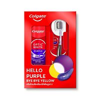 Colgate Optic White Purple Set Toothpaste 100 G.+Toothbrush 1'S
