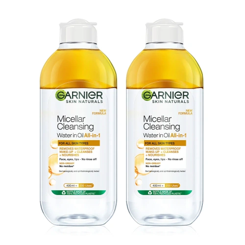 Garnier Micellar Cleansing Water [400ml x 2pcs]