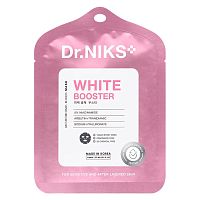 Dr.NIKS Microbiome-Mixed Mask White Booster 1'S