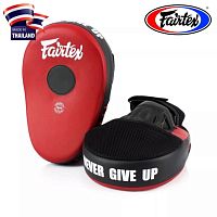 Боксерские лапы Fairtex FMV-13 Maximized Focus Mitts, Таиланд Red/Black