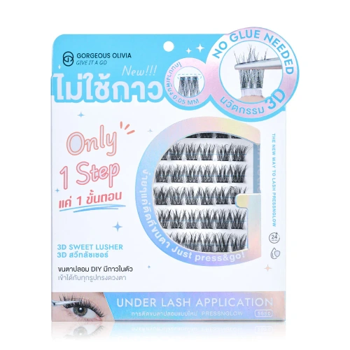 Gorgeous Olivia Eyelashes 3D Prim Star 56pcs