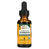 Herb Pharm, эхинацея для детей, без спирта, со вкусом апельсина, 30 мл (1 жидк. унция)