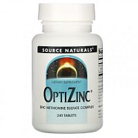 Source Naturals, OptiZinc, цинк, 240 таблеток