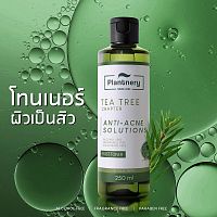 Тонер против акне и для сужения пор с маслом чайного дерева Plantnery Tea Tree Facial First Toner 250 мл.