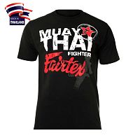 Футболка Muay Thai Fighter Fairtex, Таиланд 4XL Черный