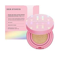 Her Hyness Nude Air Anti-Acne Serum Cushion SPF50+ PA++++ 21N Light 12g. +Refill