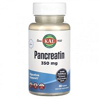 KAL, Pancreatin, 350 mg, 100 Tablets