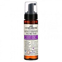 Curlsmith, Пенка для увеличения объема Bouncy Strength, 222 мл (7,5 жидк. Унции)