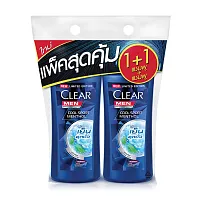 Clear Men Anti Dandruff Deep Clean Shampoo Silver [370ml x 2pcs]