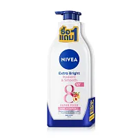 NIVEA Extra Bright Radiant & Smooth Body Lotion [550ml x 2pcs]
