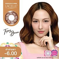 B+L Lacelle Monthly Color Lenses Jewel T-Brown -6.00
