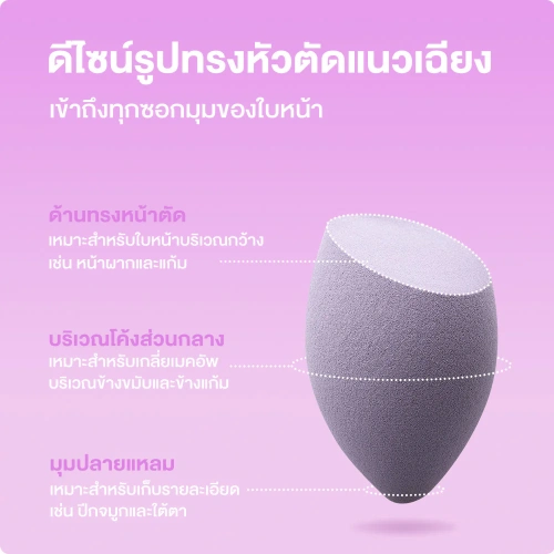 Oni Two-Sided Beveled Soft Sponge фото 5