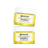 Garnier Bright Complete Vitamin C Serum Cream SPF30 PA+++50 Ml.+Sleping Mask 50 Ml.