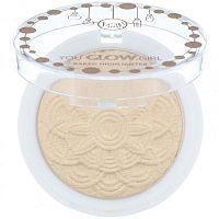 J.Cat Beauty, You Glow Girl, запеченый хайлайтер, оттенок YGG105 «Лунный свет», 8,5 г