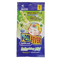 Охлаждающий пластырь для детей с ментолом KOOLFEVER Kobayashi – эффективное средство от жара и головной боли