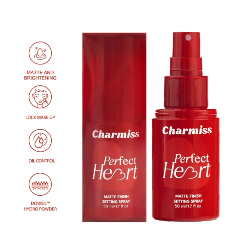 Charmiss Perfect Heart Matte Finish Setting Spray 50ml фото 2 Charmiss Perfect Heart Matte Finish Setting Spray 50ml фото 2