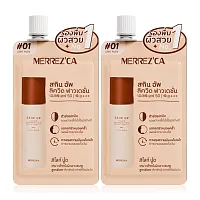 Merrezca Skin Up Liquid Foundation Sachet SPF50 PA+++ [5g x 2pcs]
