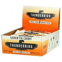 Thunderbird, Superfood Bar, кешью, инжир и морковь, 12 батончиков, 48 г (1,7 унции)
