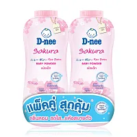 D-nee Baby Powder For Newborn [350g x 2pcs]