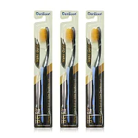 Denticon Toothbrush Nano Gold Soft & Slim [Random Color] 3pcs