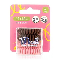 MEOLI Spiral 3.5cm Hair Band Special Colors 4pcs