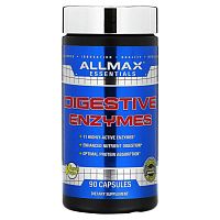 ALLMAX Nutrition, Пищеварительные ферменты + оптимизатор белка, 90 капсул