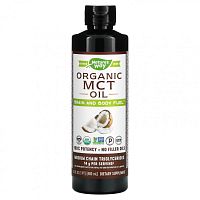 Nature's Way, Органическое масло со среднецепочечными триглицеридами (СЦТ), 480 мл (16 жидких унций)