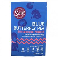 Suncore Foods, Blue Butterfly PEA, суперцветная пудра, 99 г (3,5 унции)