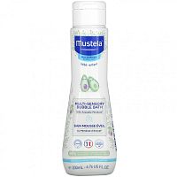 Mustela, Baby, мультисенсорная пенная ванна с авокадо, для нормальной кожи, 200 мл (6,76 жидк. Унции)