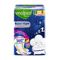 Molped ผ้าอนามัย Super Night [35 cm x 8pcs]