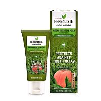 Тайская зубная паста Twin Lotus Herbaliste Matcha Green & Peach, 50 мл. Таиланд