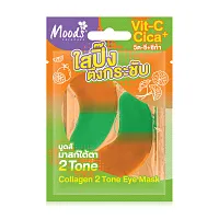 Moods Skin Care Vit C Cica Collgen2 Tone Eye Mask 6g