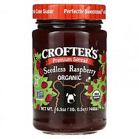 Crofter's Organic, Органический премиальный спред, малина без косточек, 468 г (16,5 унции)