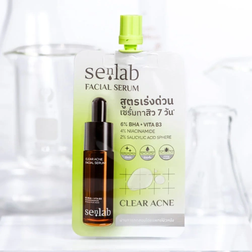 Senlab Clear Acne Facial Serum Sachet 7g фото 2