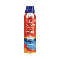 P.O. Care Aloe Sun Spray Face Body SPF50+ PA++++ 100 Ml. สเปรย์ กันแดด