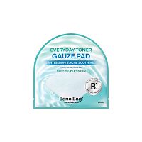 Banobagi Everyday Toner Gauze Pad Anti Sebum  Acne Soothing 4'S
