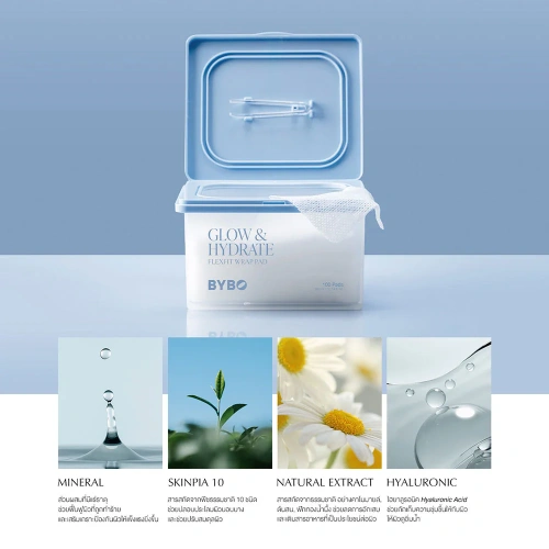 BYBO Glow & Hydrate Flexfit Wrap Pad 300ml фото 3