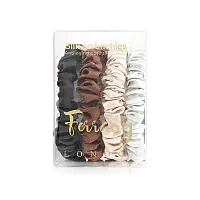 Ferrany London Silk Scrunchies Set 4pcs