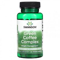 Swanson, Green Coffee Complex, 60 растительных капсул