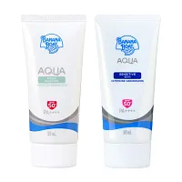 Banana Boat Set Skin UV Protection Sunscreen Lotion Aqua Sensitive + Aqua Daily 2 Items [50ml x 2pcs]