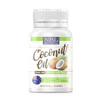 NUBOLIC Coconut Oil 1000mg 60 Softgels