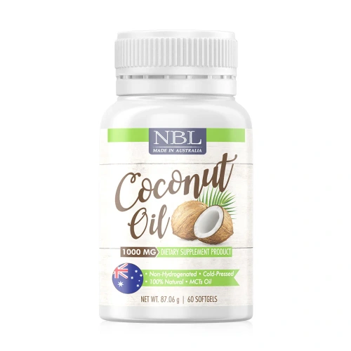 NUBOLIC Coconut Oil 1000mg 60 Softgels NUBOLIC Coconut Oil 1000mg 60 Softgels
