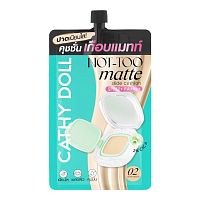 Cathy Doll Not-Too Matte Slide Cushion SPF50+ PA++++ 6g. 02 Light Beige