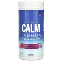 Natural Vitality, CALM, антистрессовые жевательные таблетки, со вкусом малины и лимона, 120 штук Natural Vitality, CALM, антистрессовые жевательные таблетки, со вкусом малины и лимона, 120 штук