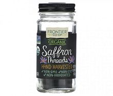Frontier Co-op, Органические шафрановые нити, 0,018 унции (0,5 г)