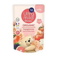Babi Mild Ultra Mild Organic Moisturising Shower Milk Happiness Refill 360ml
