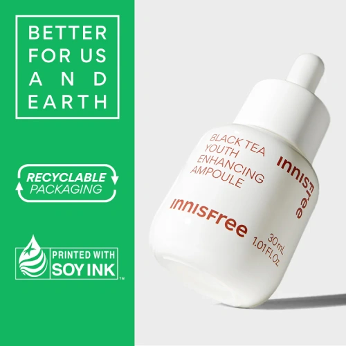 Innisfree Black Tea Youth Enhancing Ampoule 30ml фото 2 Innisfree Black Tea Youth Enhancing Ampoule 30ml фото 2